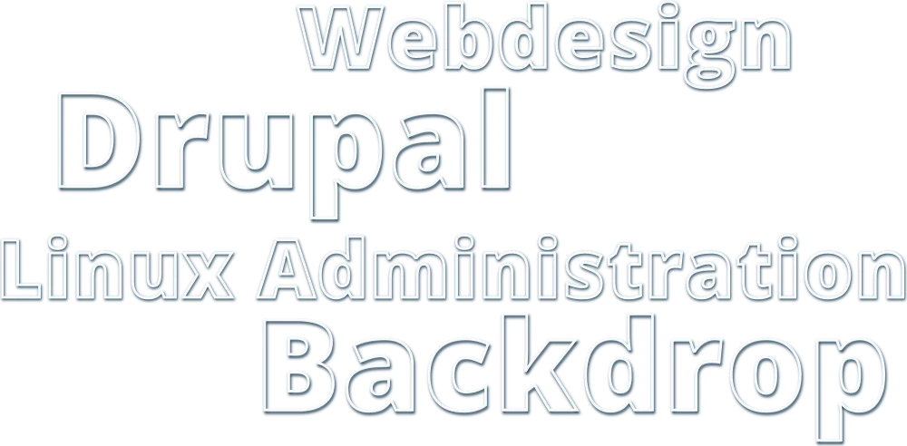 Webdesign, Drupal, Backdrop, Linux Administration